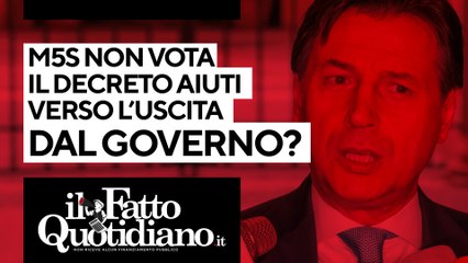 Download Video: I 5 stelle non votano il decreto aiuti, verso l'uscita dal Governo? Segui la diretta di Peter Gomez