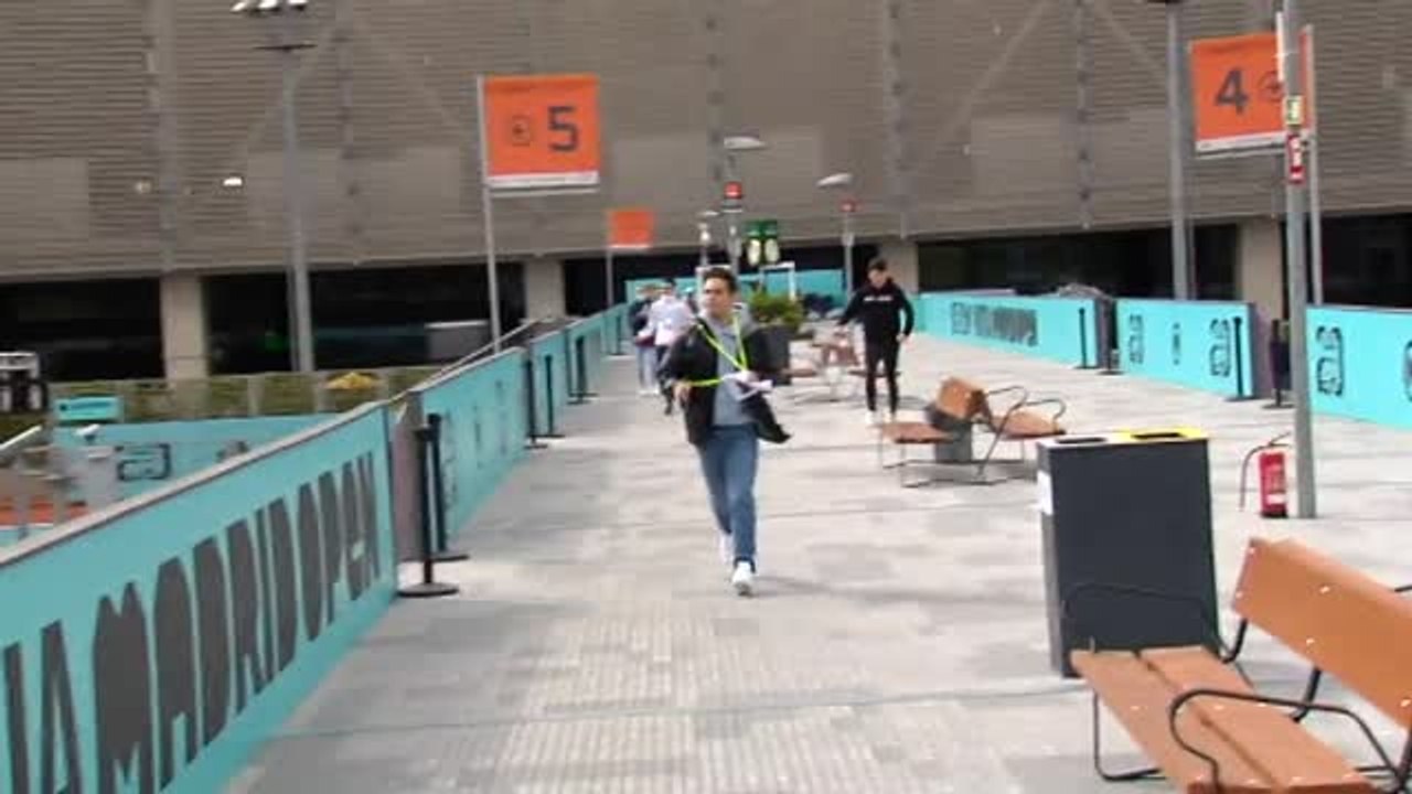 Máxima expectación en el Mutua Madrid Open para ver el entrenamiento de Nadal