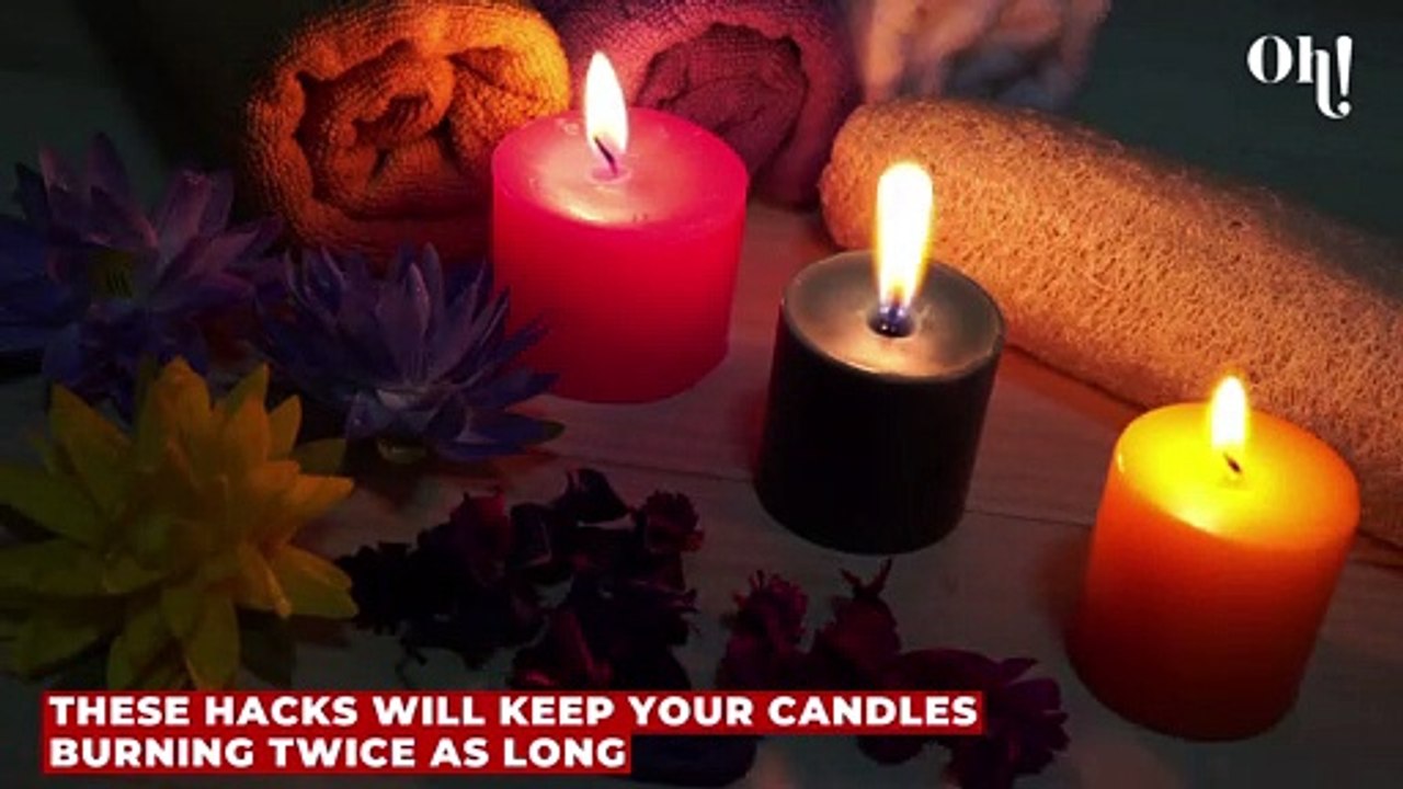 This hack can make your candles last twice as long!