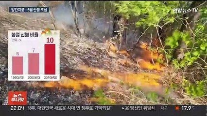 "아까시꽃 피어도 산불 위험"…모레까지 양간지풍 분다