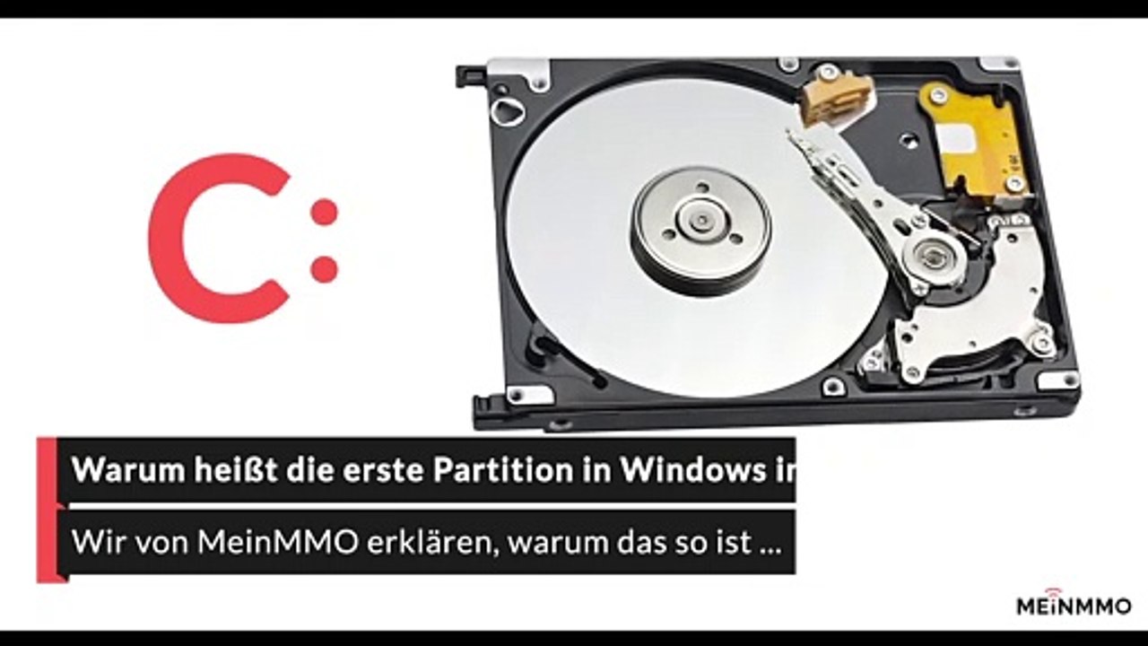 Warum heißt das erste Laufwerk in Windows immer C?