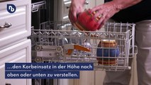 Einfacher Trick: So schaffen Sie mehr Platz in der Spülmaschine