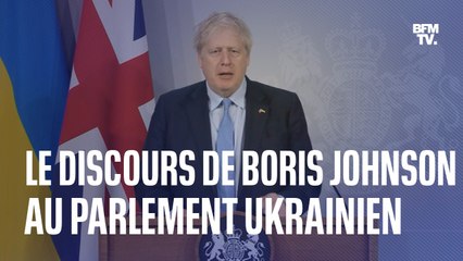 Le discours de Boris Johnson au Parlement ukrainien en intégralité