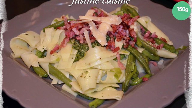 Pâtes au pesto façon Jamie Oliver