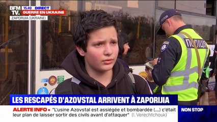 Vova, 14 ans, rescapé d'Azovstal: "On n'a pas vu le soleil pendant deux mois"