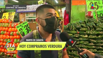 Así los precios de la verdura en la Central de Abasto de la CDMX