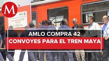 AMLO firma con Bombardier-Alstom compra de 42 convoyes para el Tren Maya