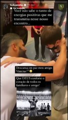"Descanse em paz, Vinicíus" Hulk homenageia jovem torcedor que realizou o sonho de te conhcer no  Mineirão