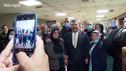 Sağlık Bakanı Fahrettin Koca'dan hastanelere gece yarısı sürpriz ziyaret