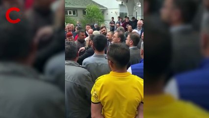 Nevşehir'de AKP heyeti bayramlaşmaya geldi, tepkiyle karşılaştı