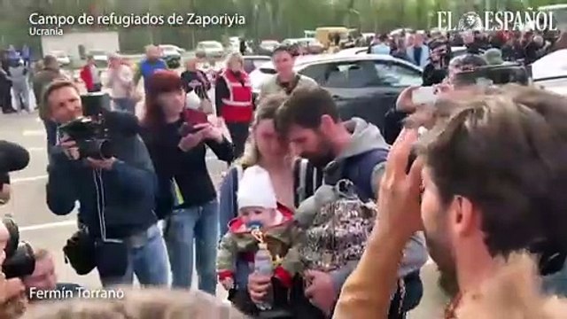 Llegan sanos y salvos a Zaporiyia los primeros refugiados