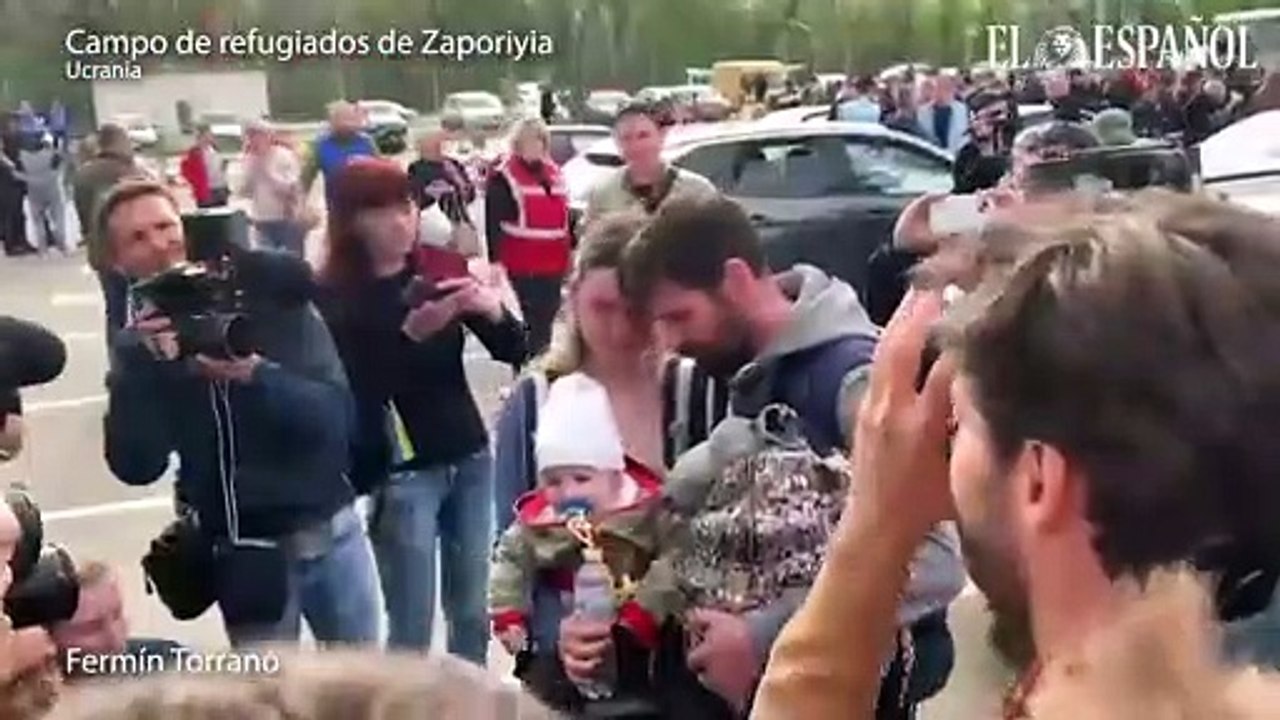 Llegan sanos y salvos a Zaporiyia los primeros refugiados