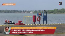 El puerto de Posadas comenzará a funcionar este año