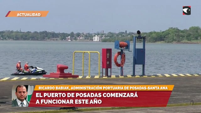 El puerto de Posadas comenzará a funcionar este año