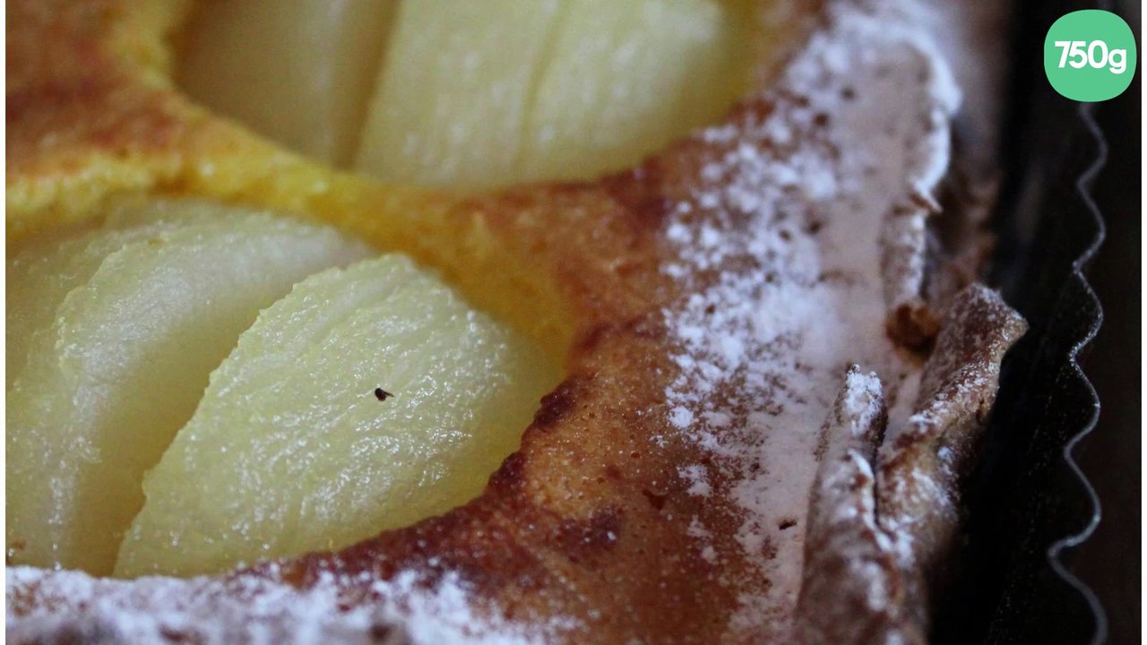 La tarte amandine aux poires