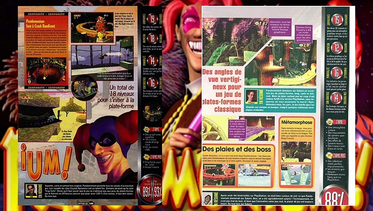 PANDEMONIUM!  Sega Saturn & PS1  A la croisée des mondes 2D et 3D