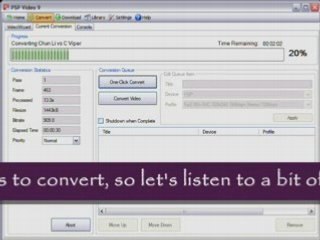 How to put video on the PSP