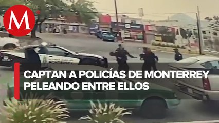 Por riña, separan a policías de Monterrey de sus funciones