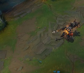 W de Mordekaiser Velho Oeste — Vídeo: @DestroyeerVFX/Riot Games
