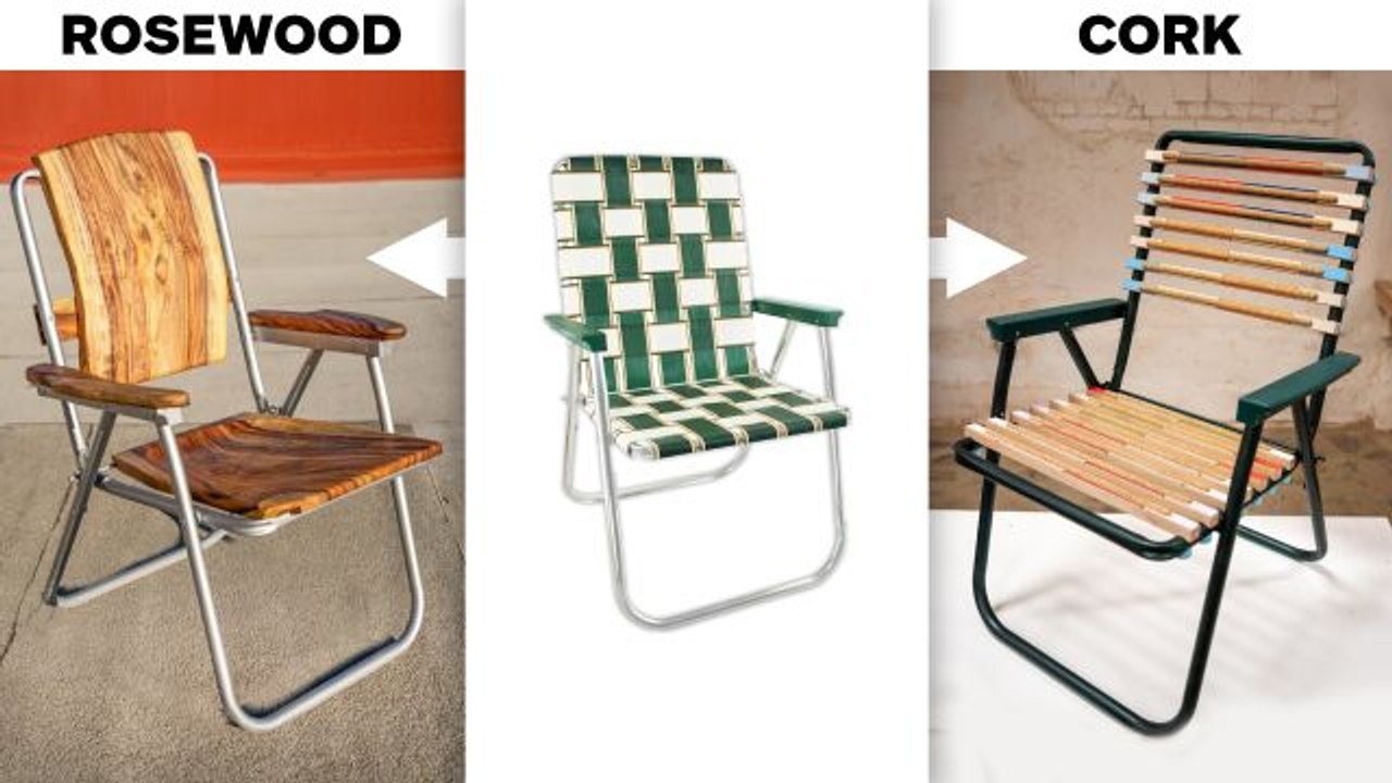 2 Designers Transform The Same Lawn Chair