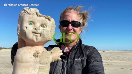 Des poupées monstrueuses rejetées par l'océan au Texas