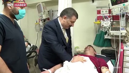 Sağlık Bakanı Koca'dan İstanbul'daki hastanelere bayram ziyareti