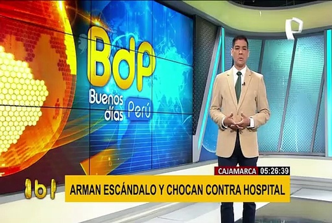 Escándalo en Cajamarca: policía y civiles que causaron destrozos en hospital permanecen detenidos