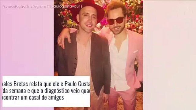 Viúvo de Paulo Gustavo, Thales Bretas revela 'premonição' do ator sobre a Covid-19
