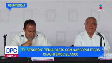 Gobernador de Morelos felicitó a la Semar por la detención de “El Señorón"