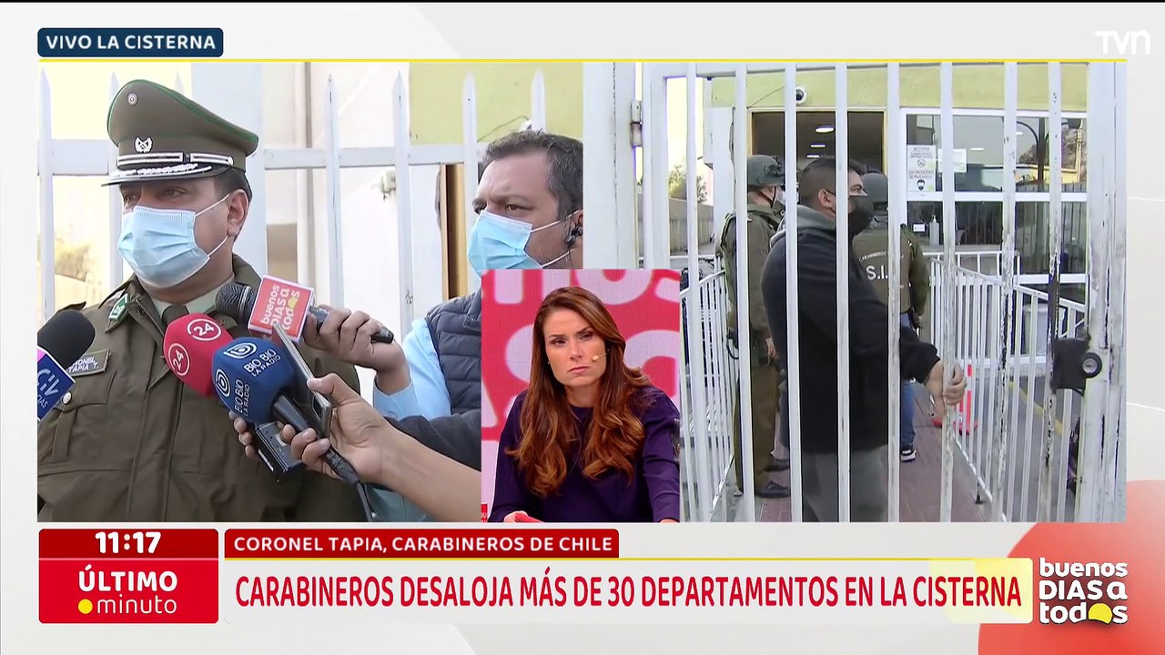 Edificio sin ley caribeño: nuevamente operativo por toma de edificio en La Cisterna - TVN