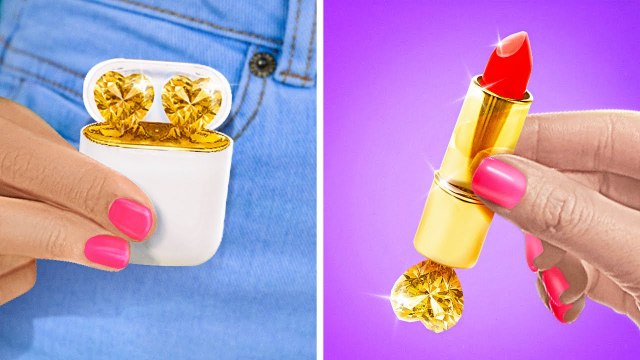 CRAZY GIRLY BEAUTY HACKS Funny Hair And Face Problems Beauty Ideas and Makeup Tricks by 123 GO