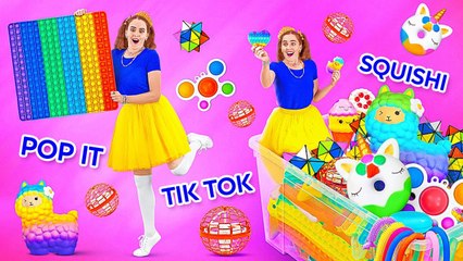 DIY FIDGET TOYS IDEAS Satisfying And Relaxing by 123 GO