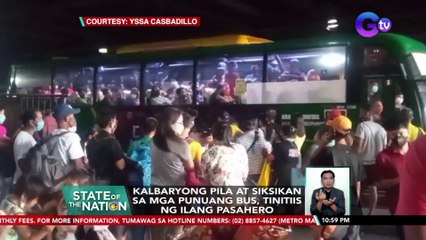 Kalbaryong pila at siksikan sa mga punuang bus, tinitiis ng ilang pasahero | SONA