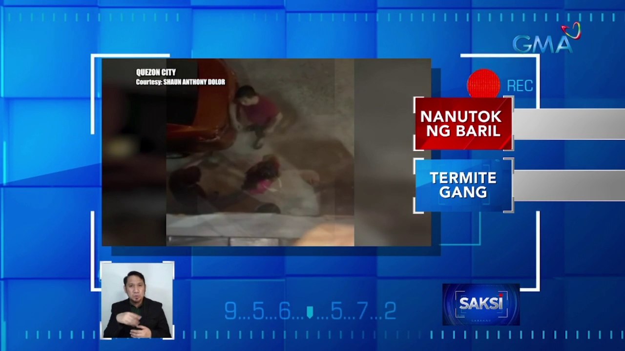 Pulis na nahuli-cam na nanutok ng baril, inireklamo | Saksi