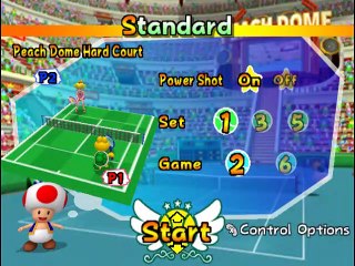 Mario Power Tennis online multiplayer - ngc