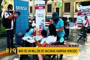 Covid-19: Ministro de Salud niega que más de un millón de vacunas hayan caducado