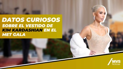 Kim Kardashian y el vestido de Marilyn Monroe que lució en el Met Gala