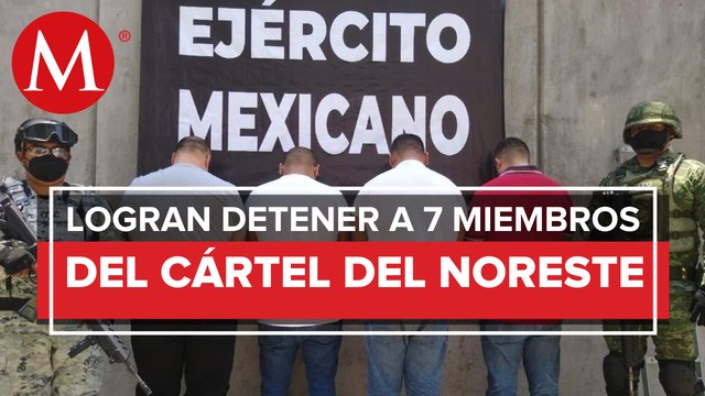 Detienen a siete presuntos integrantes del cártel del Noreste en Morelos