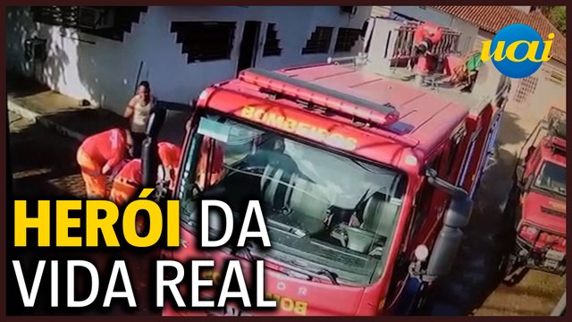Bombeiro salva recém-nascida engasgada com leite em Minas