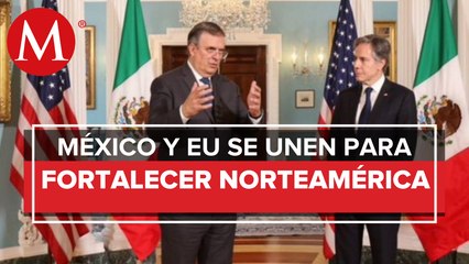 Marcelo Ebrard se reúne con Antony Blinken en Washington