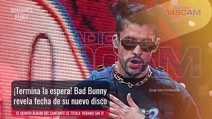 Bad Bunny da a conocer el nombre y fecha de lanzamiento de su nuevo disco
