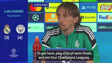 Modric rejects Madrid's 'lucky' tag