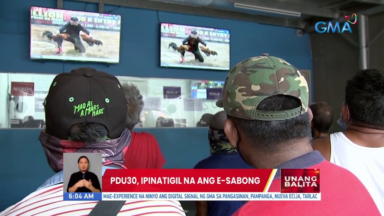 PDu30, ipinatigil na ang e-sabong | UB
