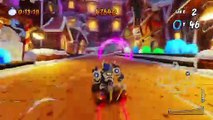 Gingerbread Joyride Ring Rally Gameplay - Crash Team Racing Nitro-Fueled (Nintendo Switch)