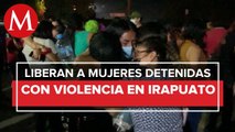 Liberan a mujeres detenidas durante marcha feminista en Irapuato