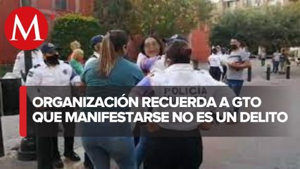 Amnistía Internacional condena represión policial hacia colectivos feministas en Irapuato