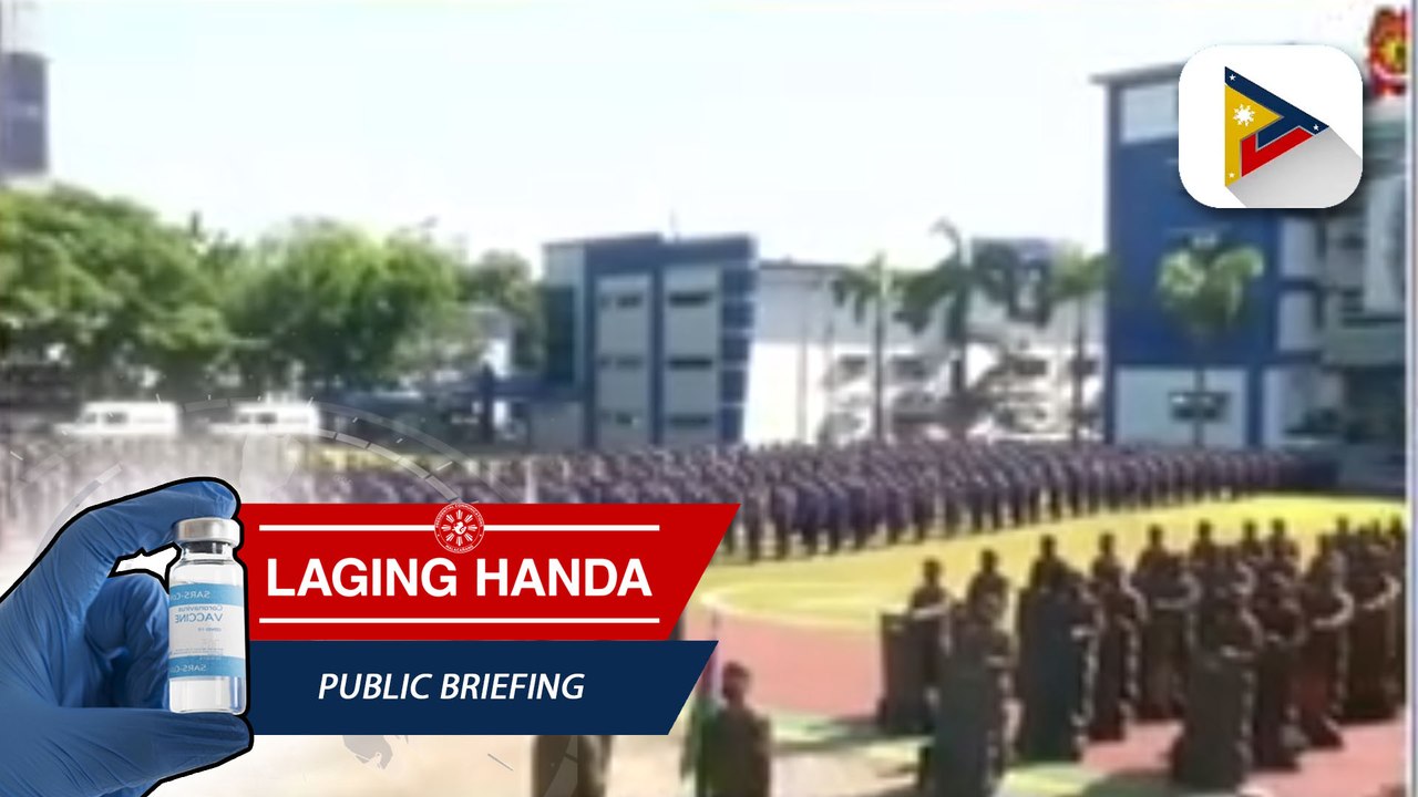 Send-off ng security forces na magsisilbi sa halalan, isinagawa kaninang umaga
