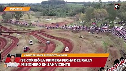 Se corrió la primera fecha del Rally Misionero en San Vicente