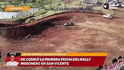 Se corrió la primera fecha del Rally Misionero en San Vicente