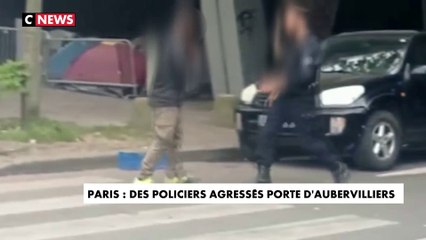 Des policiers pris pour cible à la porte d'Aubervilliers